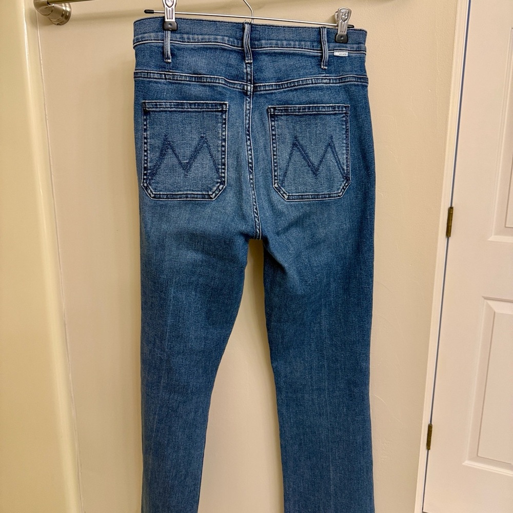 MOTHER Hustler Patch Pocket Ankle Flare Jeans - Picture 7 of 8